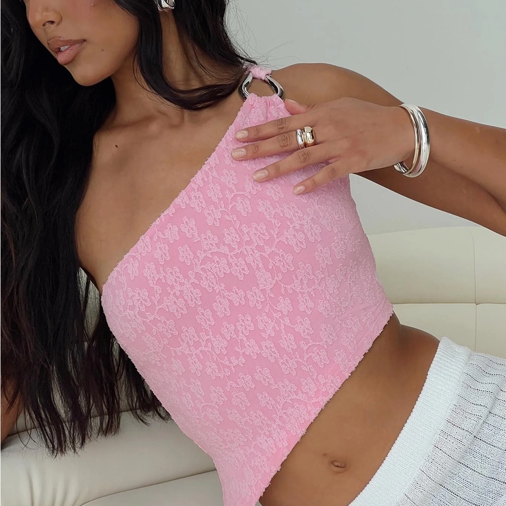 Toomba One-Shoulder Top - Pink